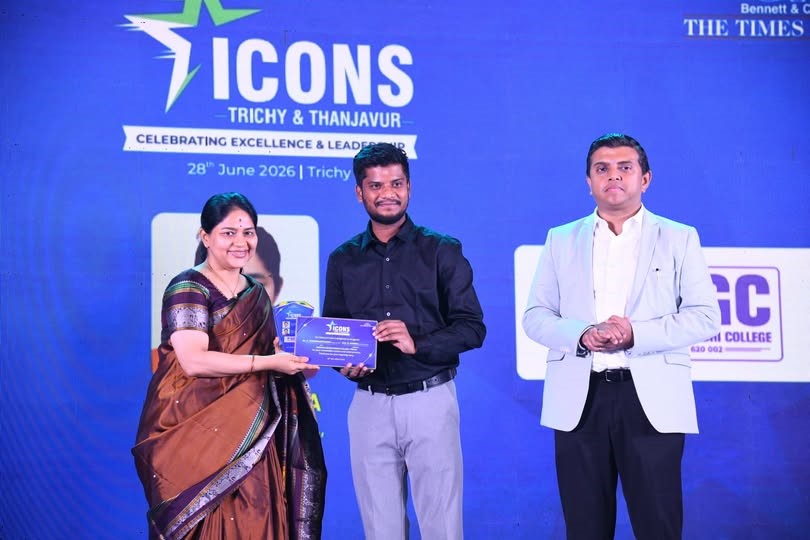 Shrimati Indira Gandhi College Leadership Honoured with The Times of India ICONS Award