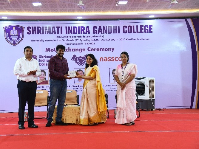Shrimati Indira Gandhi College Signs MoU with NASSCOM to Strengthen Industry–Academia Collaboration