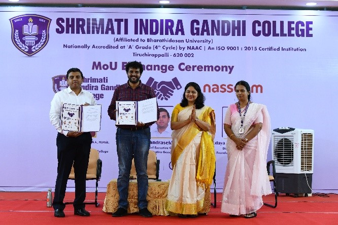 Shrimati Indira Gandhi College Signs MoU with NASSCOM to Strengthen Industry–Academia Collaboration
